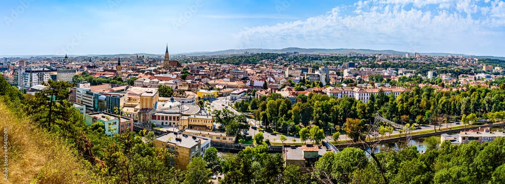 Vedere panoramică Cluj-Napoca